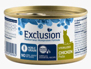Exclusion Noble Grain Kısıllaştırılmış Tavuk Etli 300 gr Kedi Maması kullananlar yorumlar